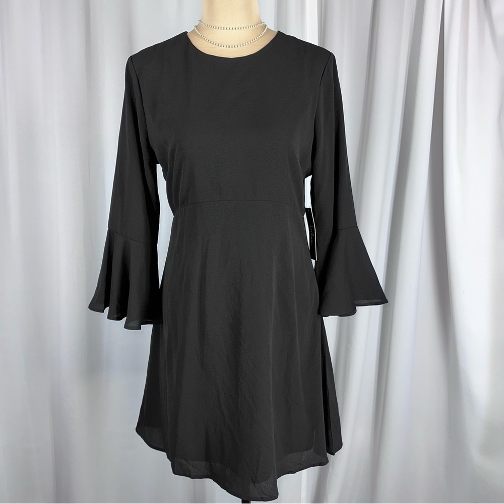 NWT Lulus Little Black Dress Sz M Fit And Flare Lined Party Cocktail Evening